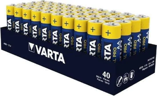40 x Piles Varta Industrial PRO LR3 AAA 4003 (carton)