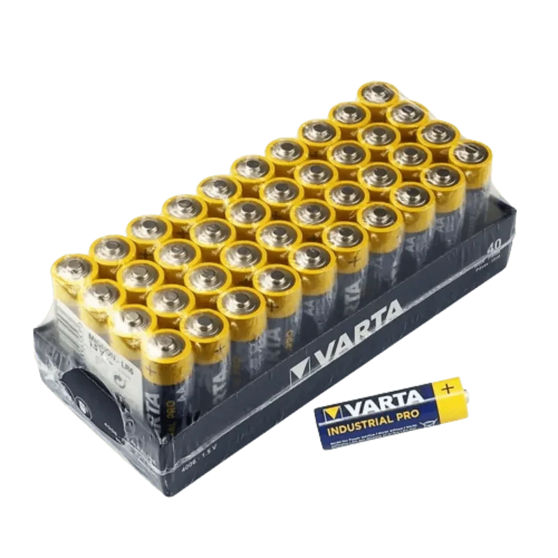 40 x Piles Varta Industrial PRO LR6 / AA 4006 (carton)