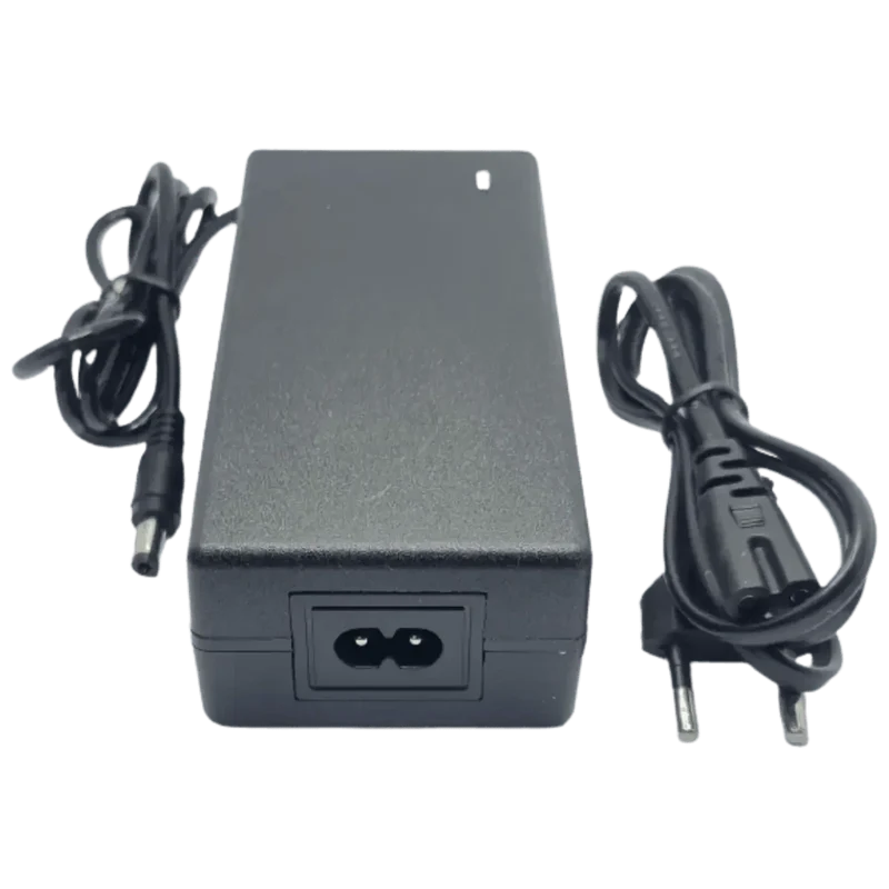 Chargeur Batterie Lithium 48V 54.6V 2A – Connecteur DC 5.5x2.5mm Trottinette Vélo Électrique