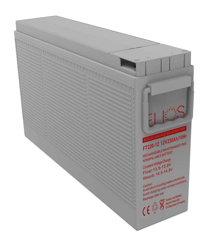 Elios Altilium FT220-12 Front Terminal | Commercial Grade Lead Acid AGM Battery | 12V-220Ah
