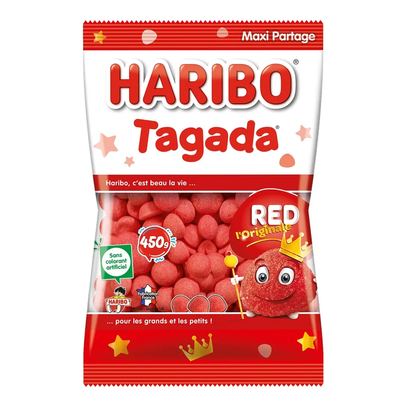 Sachet Haribo Fraises Tagada