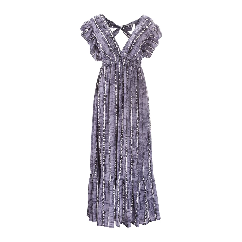 ROBE LONGUE DOS OUVERT T1 OU T2