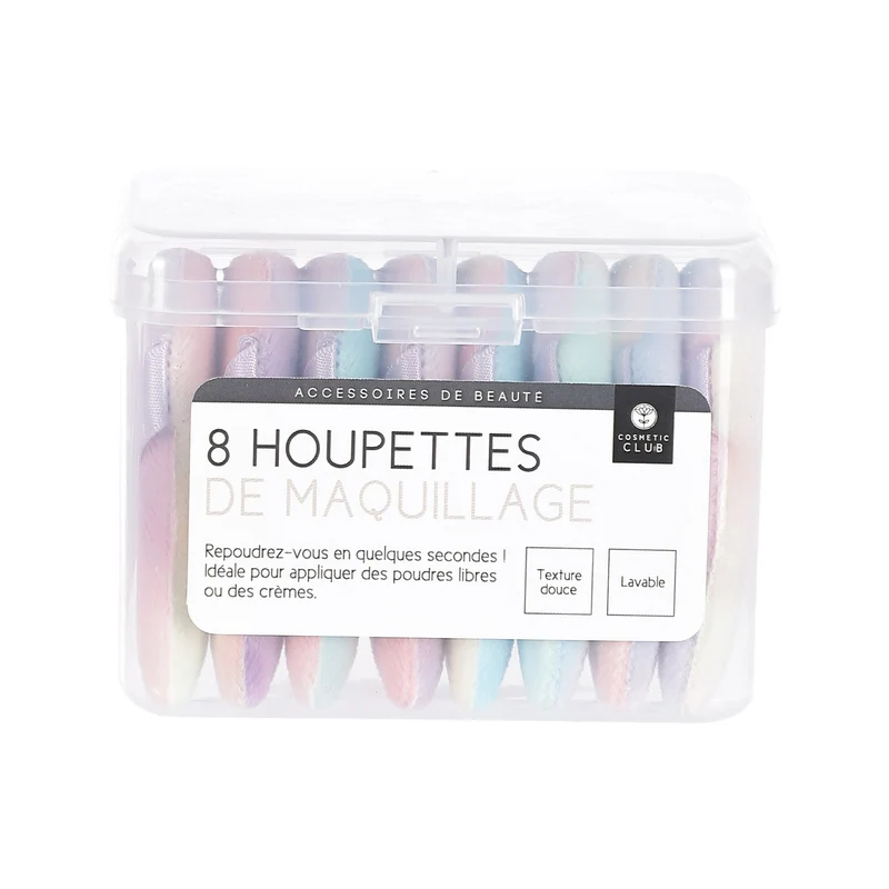 8 HOUPETTES DE MAQUILLAGE