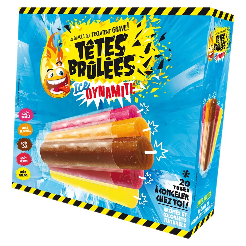 12 sucettes à congeler Ice Dynamite