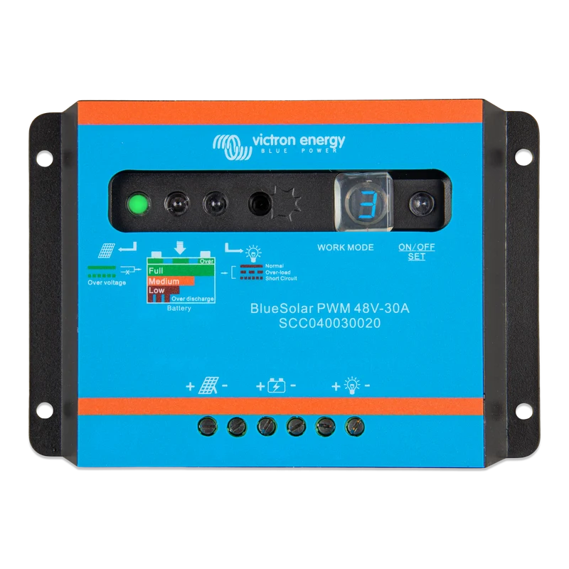 Victron Energy BlueSolar PWM-Light Charge Controller 48 V-30A