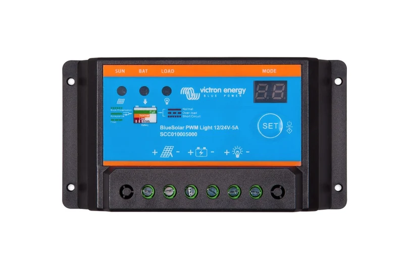 Victron Energy BlueSolar PWM-Light Charge Controller 12/24V-5A