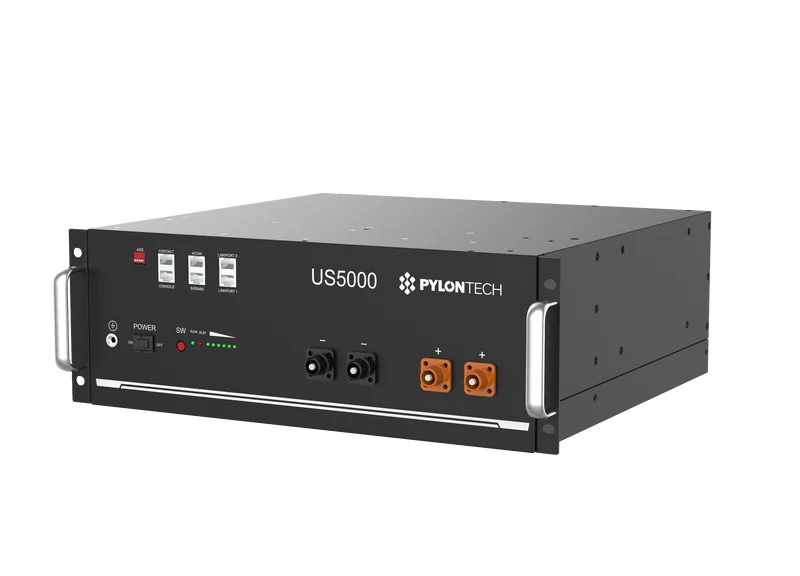 Pylontech US5000 Rechargeable Li-on Battery 4.8kWh/100Ah, 48V | Commercial Grade