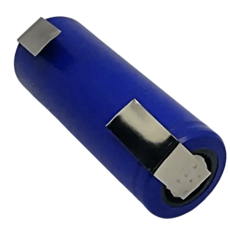 Batterie Li-ion 18500 3.7V 1400mAh avec languettes à souder