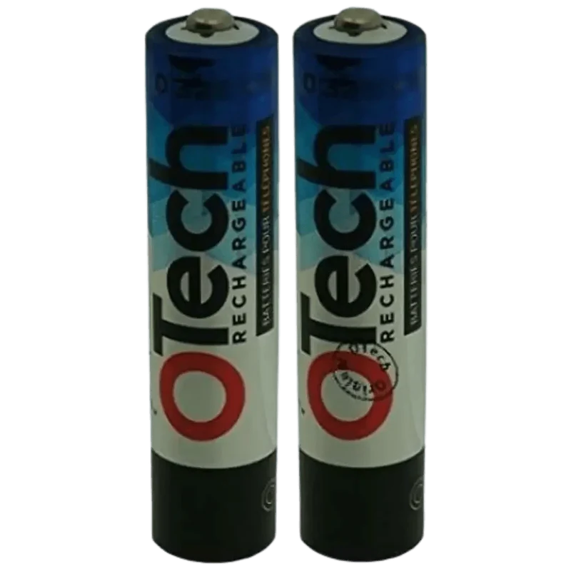 Piles rechargeables AAA HR03 NiMH 1,2 V 750 mAh – Lot de 2