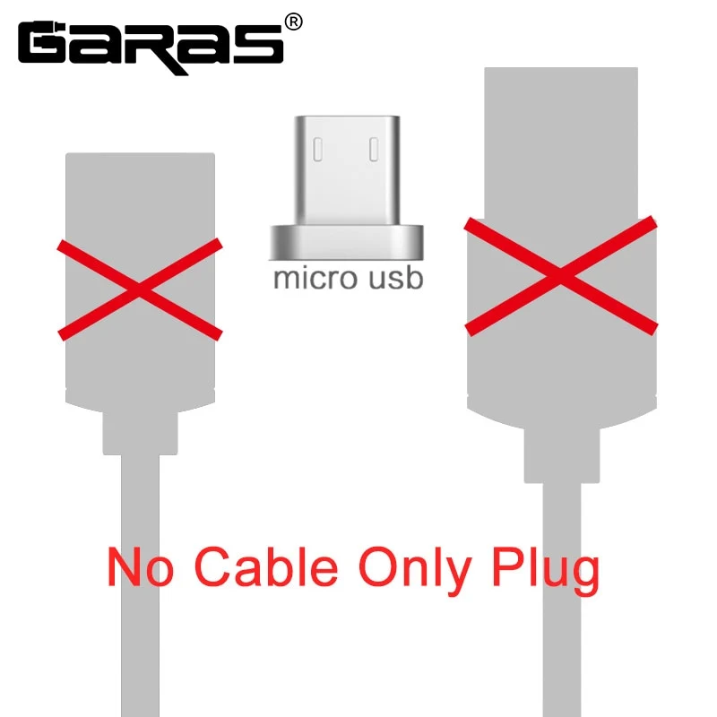 Magnetic Cable Micro USB/Type C Charger Adapter