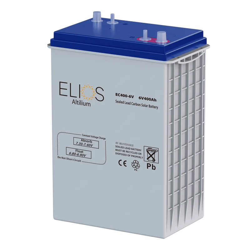 Elios Altilium EC400-6V | 6V 400Ah Sealed AGM Lead Carbon Solar Battery