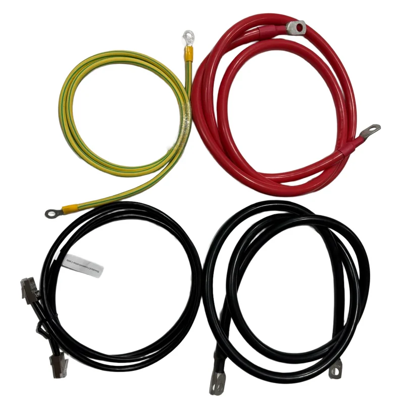 Elios Litio 5.12 Cable Kit | Positive and Negative cable 4AWG 1.5m, 1 Communication cable 1.5m, 1 Ground cable 1.5m