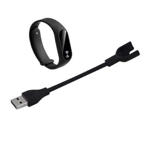 TPE Wire Black Smart Bracelet USB Charging Cable for Xiaomi Miband 2
