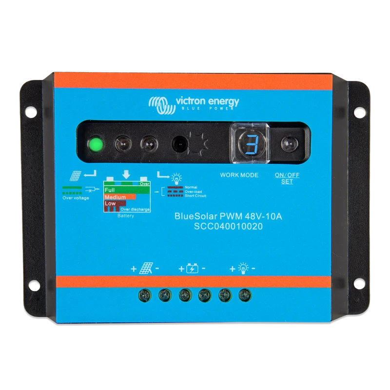 Victron Energy BlueSolar PWM-Light Charge Controller 48 V-10A