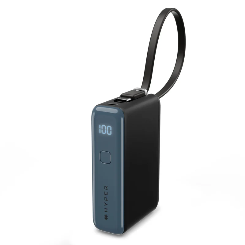 Mini batterie externe HyperJuice® Flex USB-C 30 W - Noir