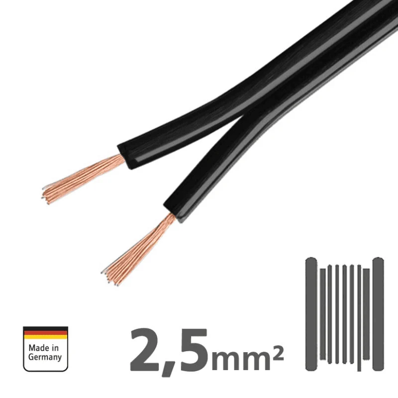 2.5mm² OFC Lautsprecherkabel