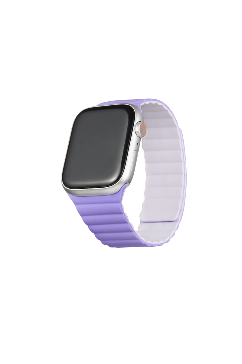 Bracelet magnétique réversible pour Apple Watch - Lavender/Pastel*