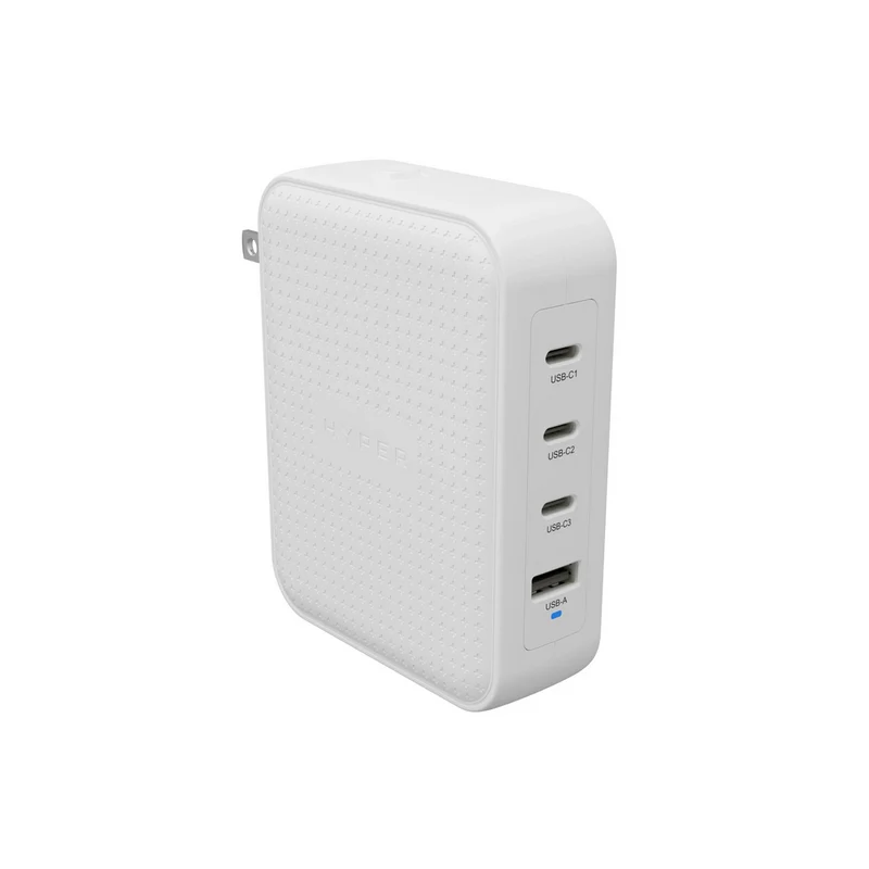 HyperJuice 145W GaN Charger with Travel Adapters (Chargeur GaN de 145W avec adaptateurs de voyage)