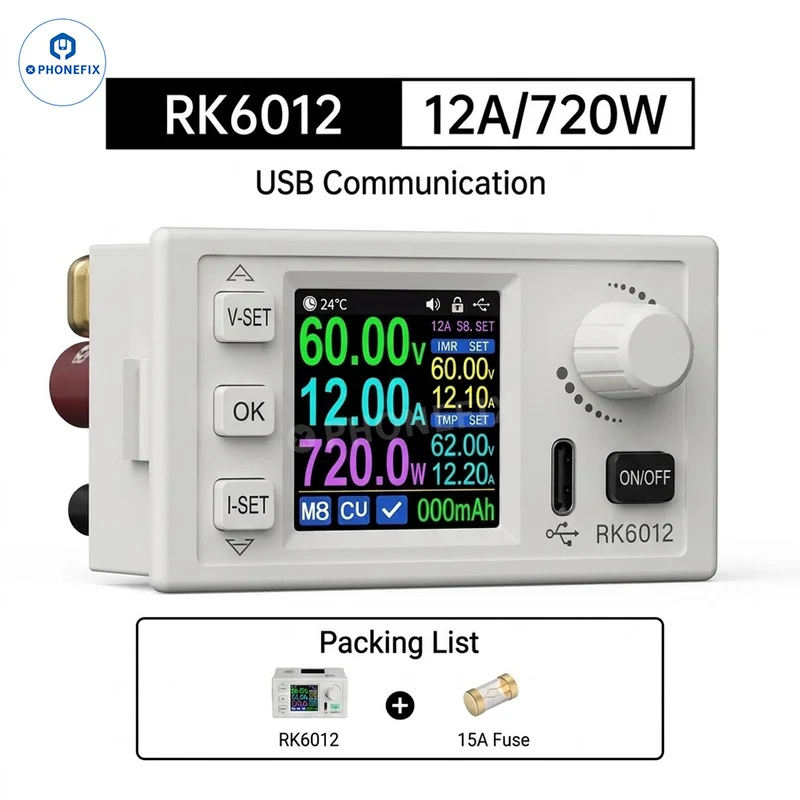 Alimentation CC programmable RD RK6012 RK6012-BT 60 V 12 A