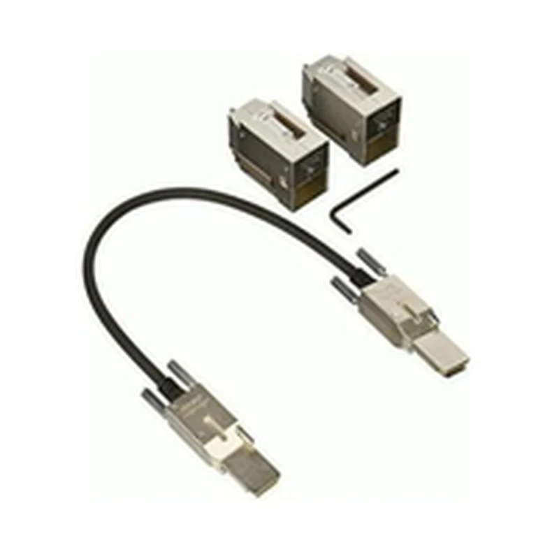 UTP Category 6 Rigid Network Cable CISCO C9300L-STACK-KIT2= Black Grey