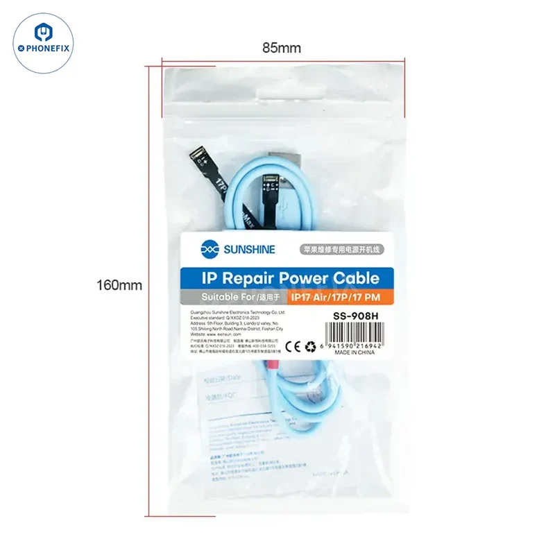 Câble d'alimentation SUNSHINE SS-908H pour iPhone 17 Air/17 Pro Max