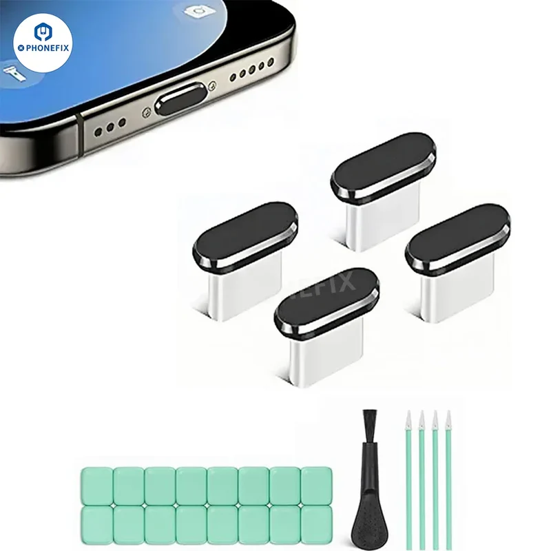 Kit de nettoyage pour port USB-C compatible iPhone 15-17 Pro Max et Android