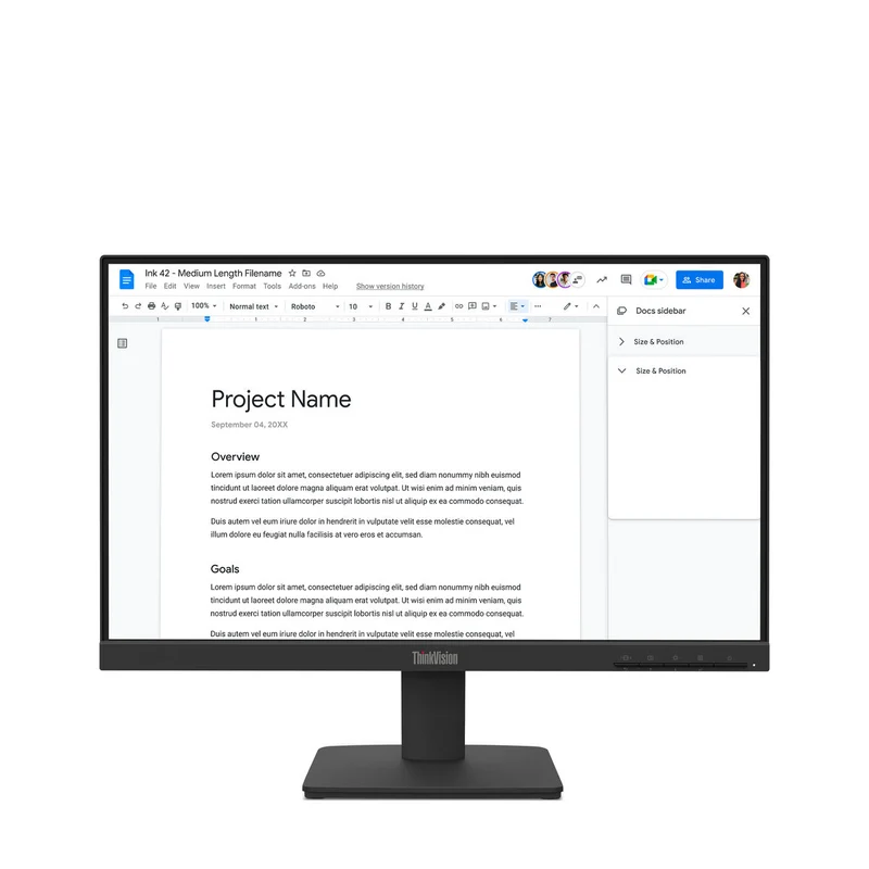 Monitor Lenovo 64CBKAT6EU Full HD 21,5"