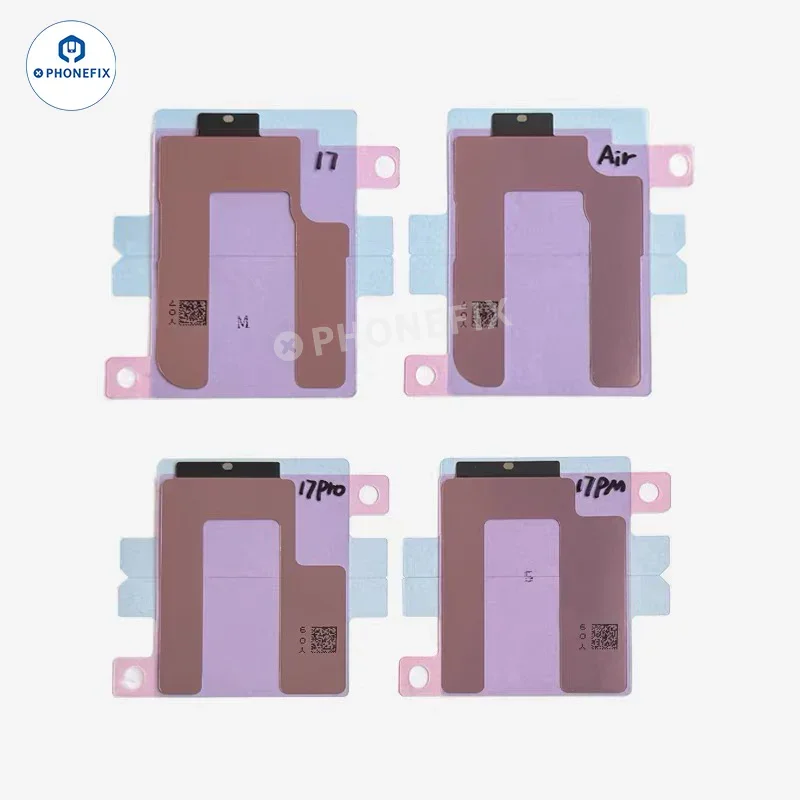 Bandes adhésives et de batterie étanches pour iPhone 17/Air/17 Pro Max