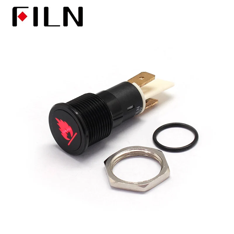 16mm Waterproof indicator light Car indicator lamp light IP67
