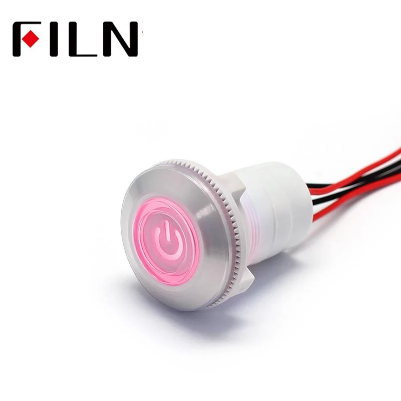 22mm red green Plastic Push Button Switch power mark locking and Momentary switch