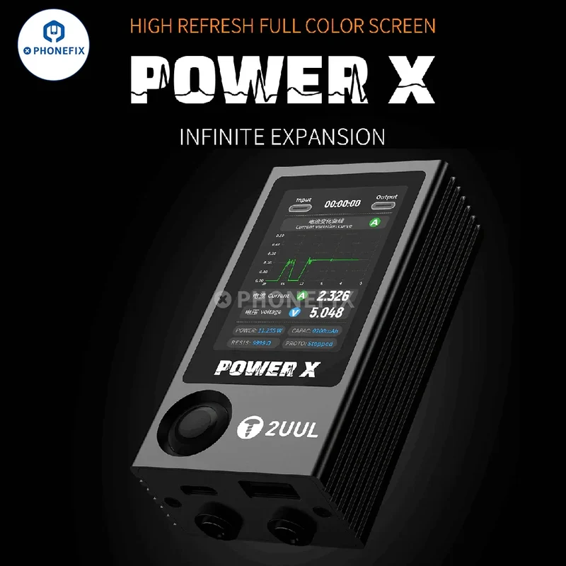 Testeur de tension et de courant 2UUL POWER X, affichage en temps réel