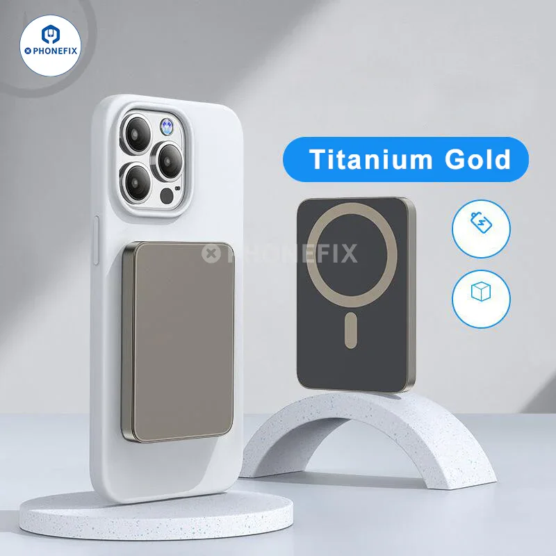 Chargeur rapide sans fil magnétique portable Magsafe pour iPhone 12-15PM