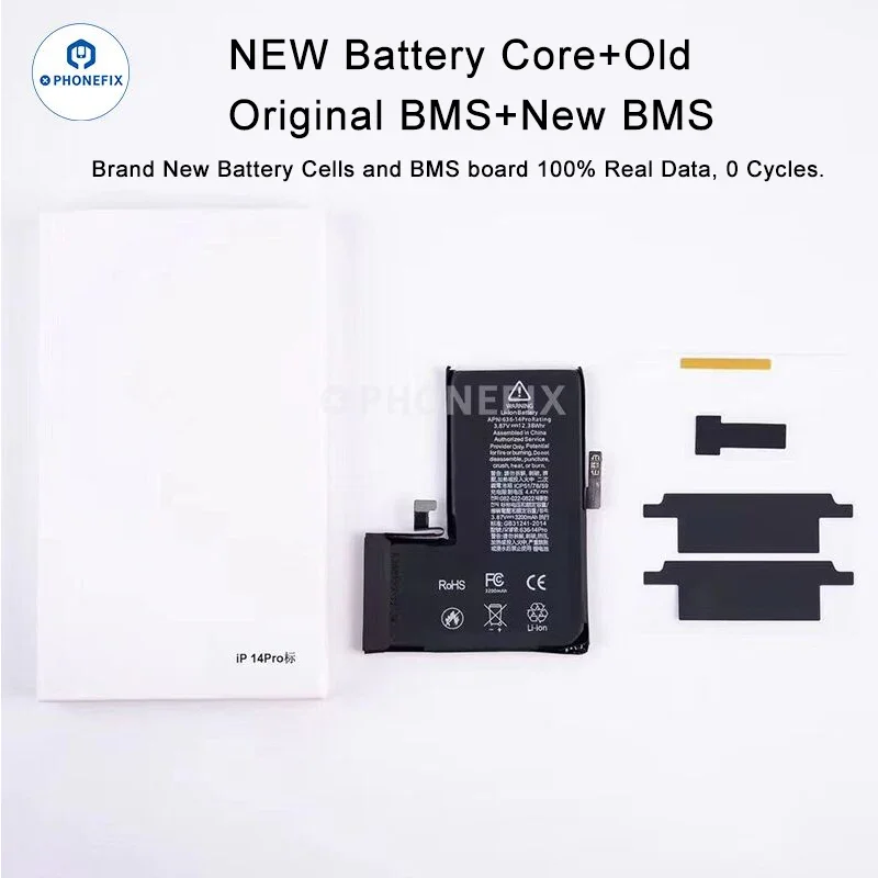 Remplacement de la carte BMS de la batterie de l'iPhone 100 % saine et sans cycle