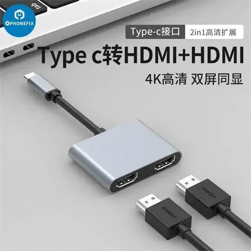 Hub USB C 12 en 1, station d'accueil Type-C, charge rapide PD