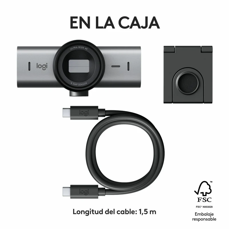 Webcam Logitech 960-001559 4K Ultra HD