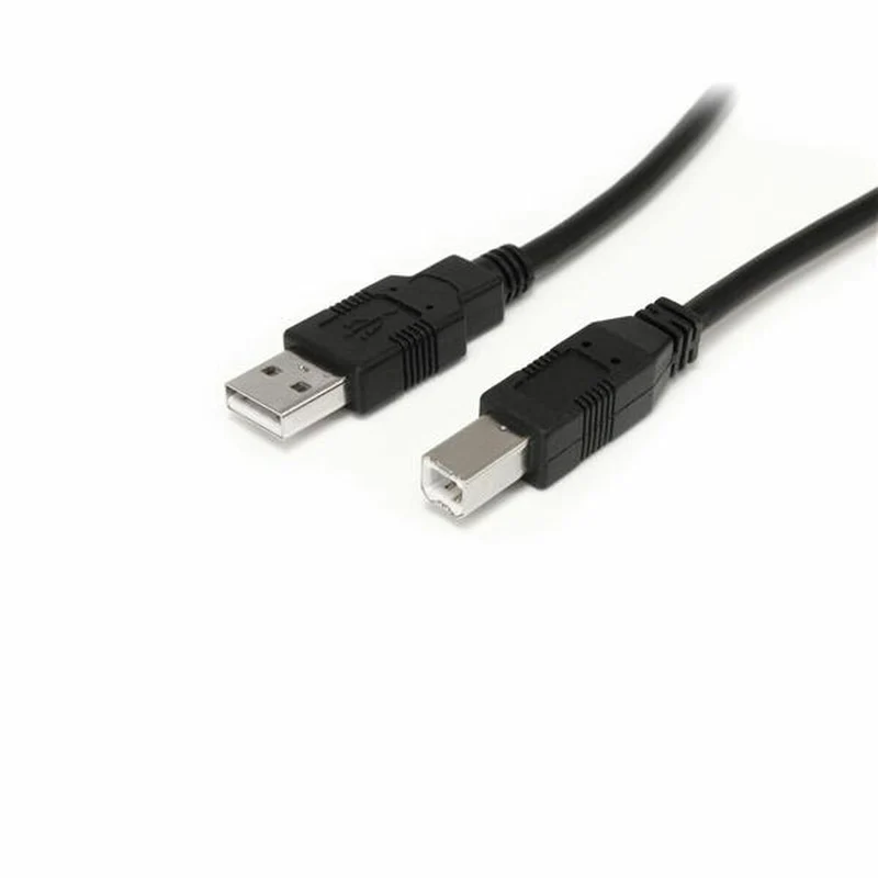 USB A to USB B Cable Startech USB2HAB30AC Black